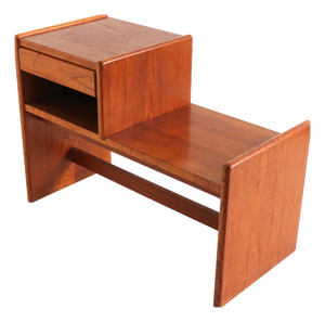 Mid-Century Danish Teak Hall Bench by Bornholm Møbelfabrik, 1960s