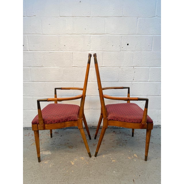 Goldenrod Mid-Century 'Contempora' Dining Chairs Attributed to William Clingman for J. L. Metz For Sale - Image 8 of 17