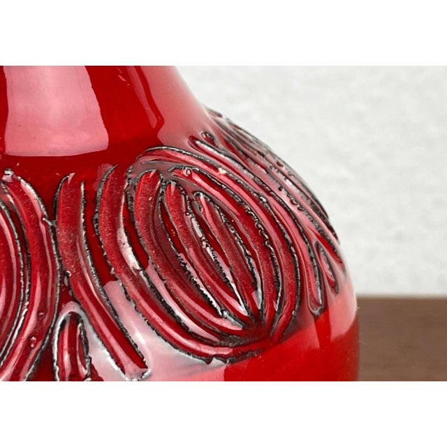 Mid-Century Italian Ceramic Carafe Vase, 1960s For Sale - Image 17 of 18