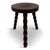 French Tripod Bobbin-Leg Stool, 1950s For Sale - Image 9 of 9