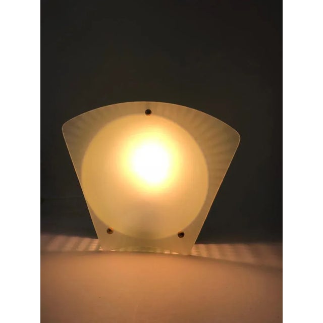 Night Light with Green and White Shades in Plastic, Austria, 1950s For Sale - Image 9 of 10