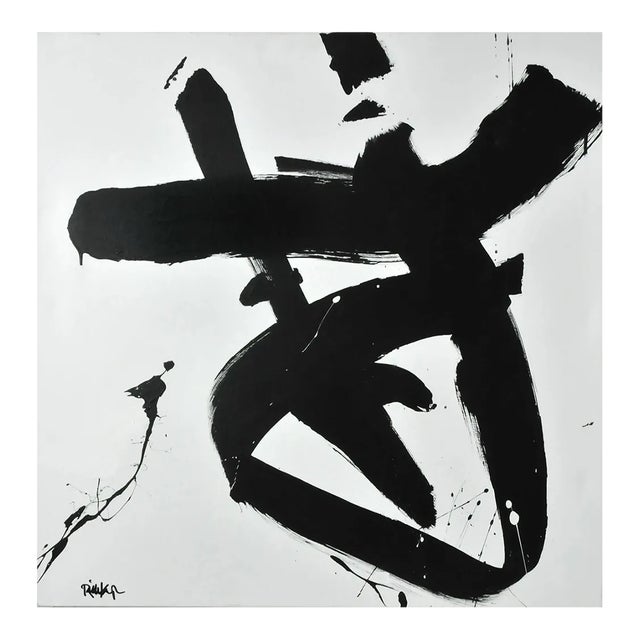 Dancing J, Original Abstract Painting by Robbie Kemper For Sale