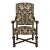 19th Century French Renaissance Revival Hand Carved Oak Armchair For Sale