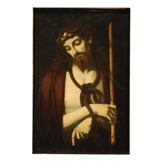 Andrea Solario follower of Ecce Homo Solario, Portrait Composition, 1600, Oil on Canvas For Sale