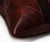 2020s Luxury Distressed Brown Genuine Leather Patchwork Throw Pillow 16x24 | Handmade Designer Lumbar Cushion For Sale - Image 5 of 7