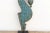 19th Century 19th Century Blue Peacock Wooden Corbel For Sale - Image 5 of 11