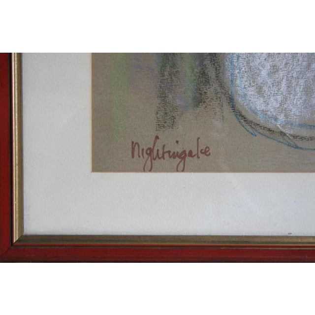 Portrait of a Jewish Man Unknown Artist Size: 23 in. x 17 in. Framed size: 31 x 24.5 inches Pastel on Paper, signed...