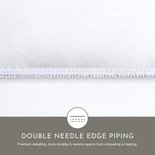 Hotel Luxe Winter Weight European Goose Down Duvet with Cotton Shell, King For Sale - Image 6 of 6