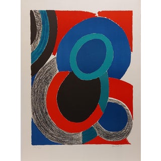 Sonia Delaunay, Night Flight, 1970, Lithograph For Sale