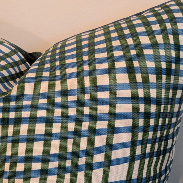 Not Yet Made - Made To Order Anna French Willow Tree Pillow in Blue & Green- Single For Sale - Image 5 of 6