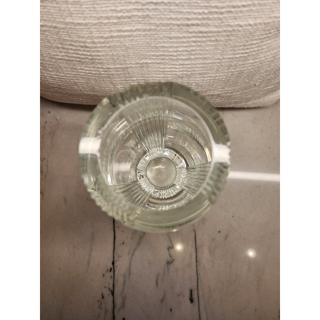 Vintage Lenox 11" Heavy Cut Crystal Vase, 1992 or Earlier – 9.9 LBS For Sale - Image 17 of 18