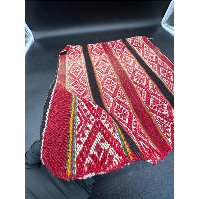 Textile 1970s Q’ero Mastana Ritual Cloth, Hand-Woven Andean Textile For Sale - Image 7 of 10