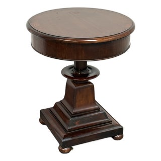 Ralph Lauren Home Anglesey Pedestal End Table For Sale