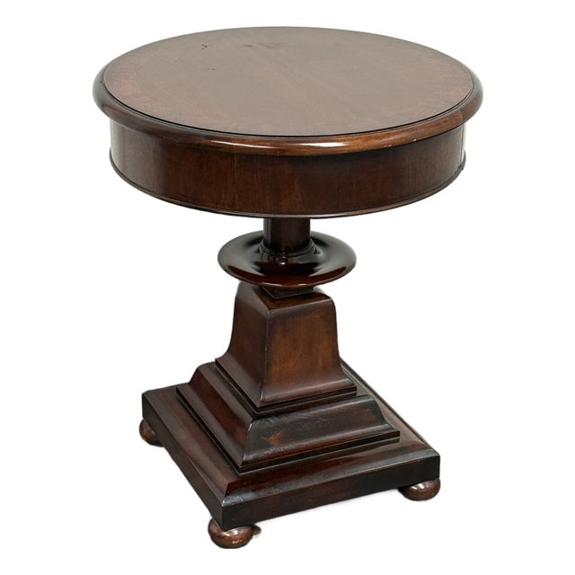 Ralph Lauren Home Anglesey Pedestal End Table For Sale