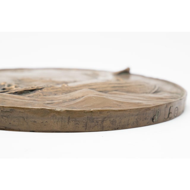 Copper Cast Wall Plaque For Sale - Image 4 of 10