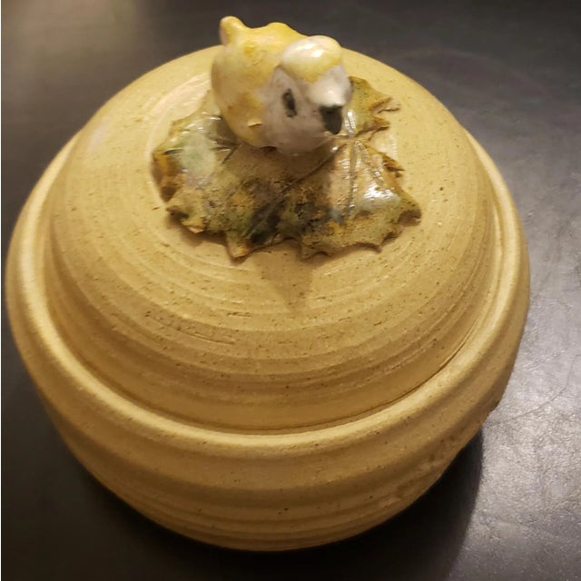 Ceramic Late 20th Century Original Bird Box Ceramic Lidded Bowl For Sale - Image 7 of 10