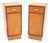 Art Deco Satinwood and Walnut Bedside Tables, 1930, Set of 2 For Sale