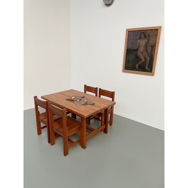 Vintage Table and Chairs, 1960s, Set of 5 For Sale - Image 3 of 18