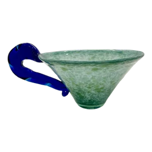 Handmade Recycled Glass Decorative Bowl