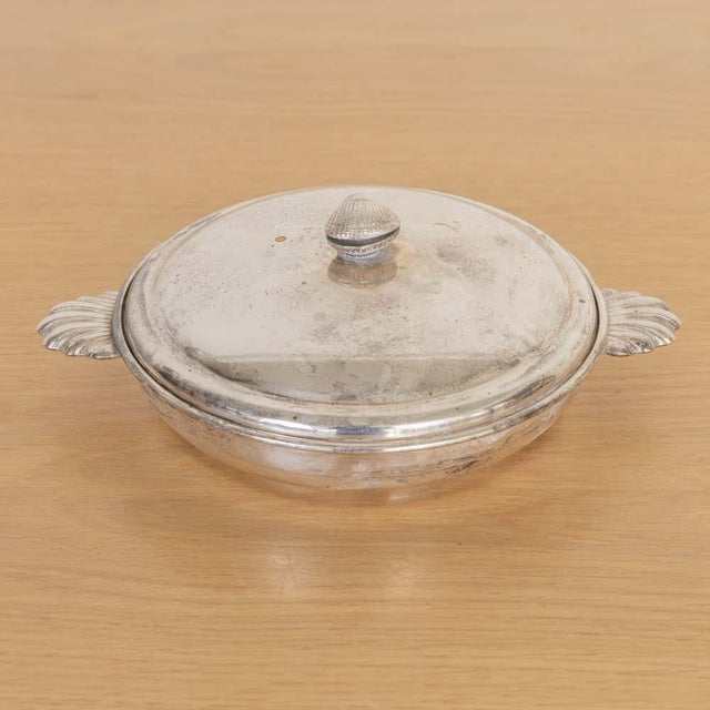 1940s Art Deco Shell Bowl With Lid, Spain For Sale - Image 9 of 14