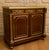 Louis XVI Mahogany and Gilt Bronze Side Table with White Marble Top For Sale - Image 5 of 6