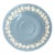 Wedgwood Embossed Queen's Ware Replacement Teacup Saucer "Cream on Lavender" For Sale