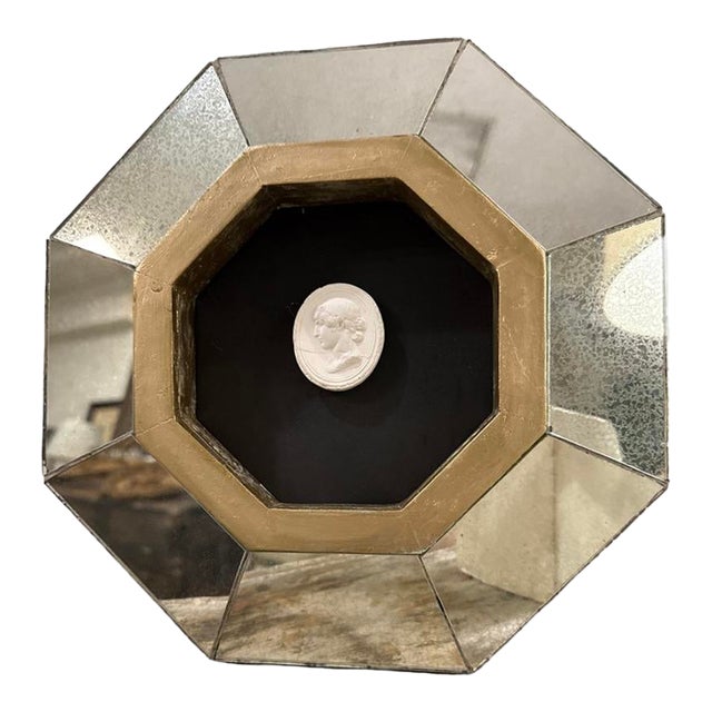 Vintage Italian Intaglio- Souvenir of Grand Tour on Frame. For Sale