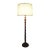 1930s Neo Classic Empire Regency Cherry Ash Carved Barley Twist Floor Lamp For Sale