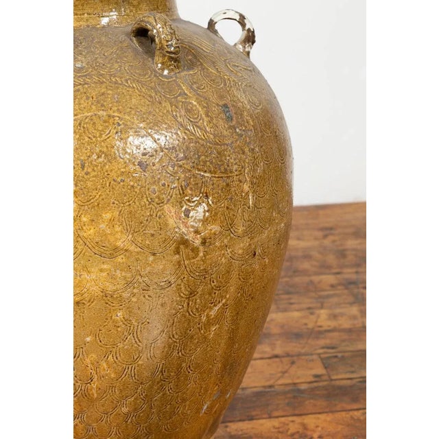 19th Century Ceramic Martaban Water Jar For Sale - Image 11 of 13