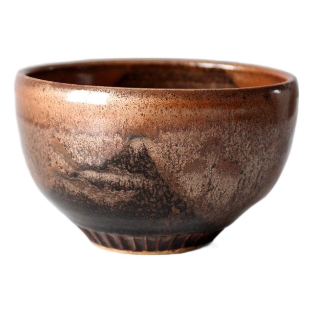 Vintage Handmade Studio Pottery Bowl For Sale