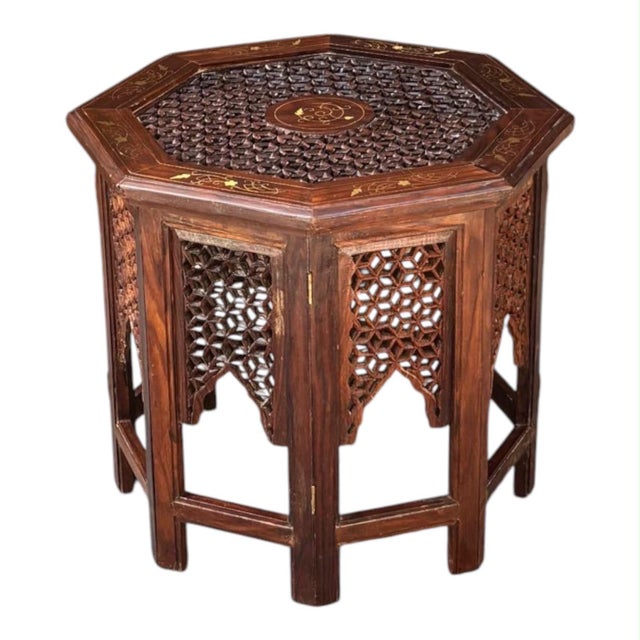 Anglo-Indian Side Table, 1890s For Sale - Image 3 of 9