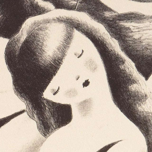 1940s 'Mimi and Bemi' by Nura Ulreich, Art Deco Woman Artist, Modernism, Salon D'Automne, Paris, 1943 For Sale - Image 5 of 11