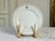 An elegant vintage porcelain plate made for the Hôtel de Crillon in Paris, one of France's most historic luxury hotels....