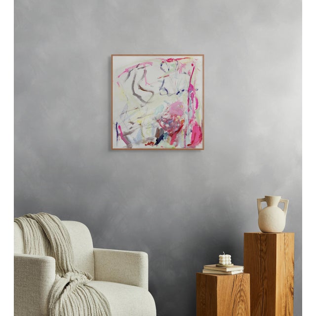Abstract Contemporary Abstract Acrylic on Canvas "Calendar 1" by Macha Poynder For Sale - Image 3 of 4
