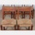 Vintage French Straw-Seated Wooden Chairs, 1950, Set of 6, in Good conditions. Designed 1950 to 1959