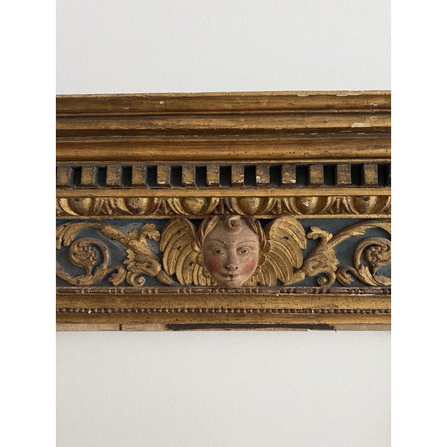 Lombard Frame in Lacquered and Gilded Wood, Early 16th Century For Sale - Image 11 of 15