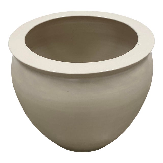 Vintage Ivory Porcelain Planter Chairish