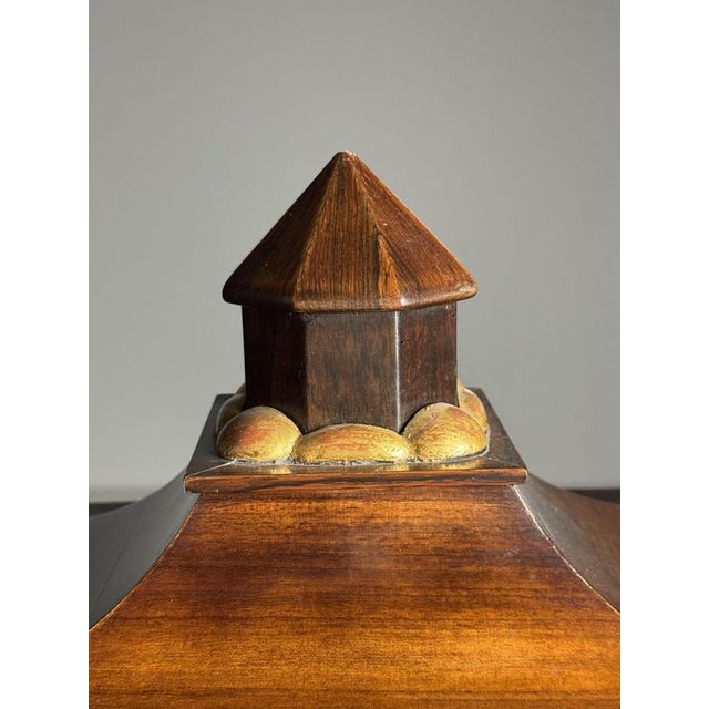 Small Art Cabinet with Achitectural Marquetry, 1700s For Sale - Image 18 of 18