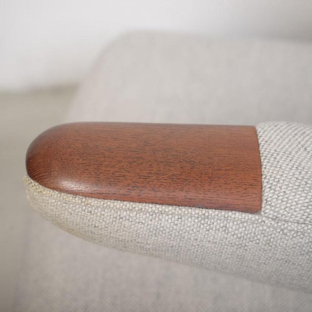 Papa Bear Chair in Grey Hallingdal Fabric by Hans J. Wegner, 1960s For Sale - Image 16 of 18