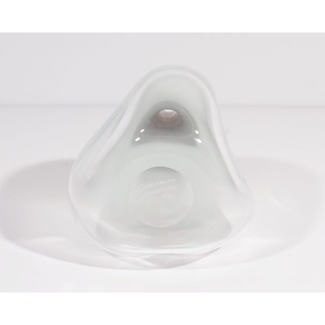 Contemporary Bertil Vallien Kosta Boda “Spirit” 40131 Glass Vase For Sale - Image 3 of 7