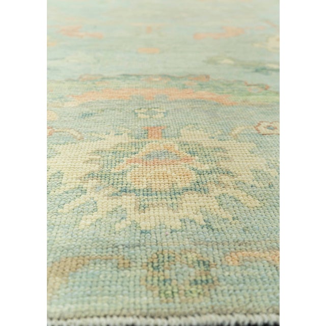 Contemporary Turkish Oushak Rug 9' x 12' For Sale - Image 3 of 4