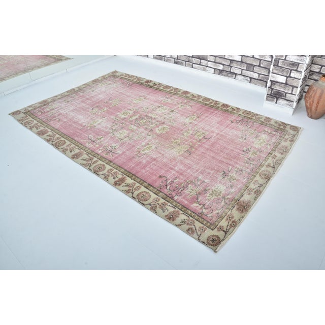 1950s Anatolian Kurdish Bohemian Carpet For Sale - Image 4 of 9