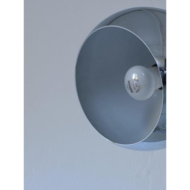 Space Age Chrome 3-Arm Floor Lamp, Italy, 1970s For Sale - Image 5 of 8