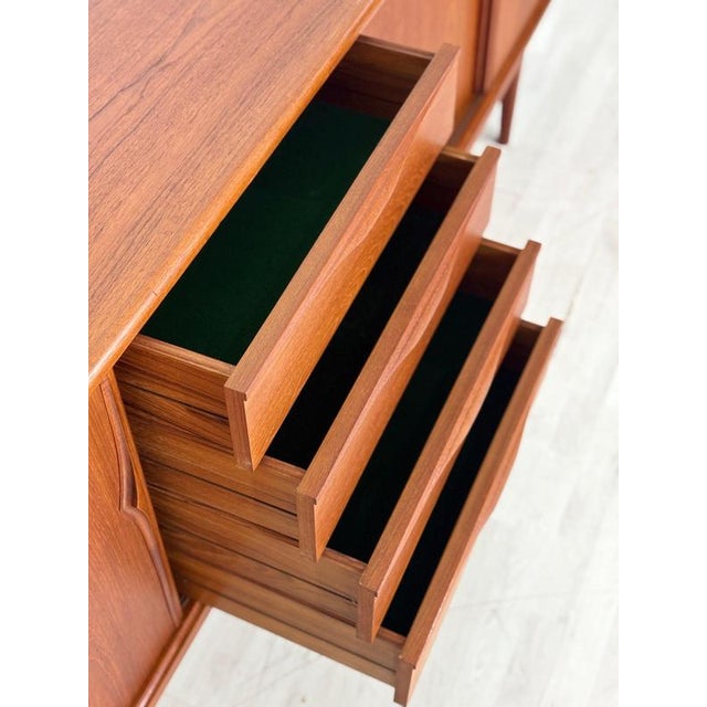 Brown Mid-Century Modern Teak Sideboard by Heinrich Riestenpatt For Sale - Image 8 of 18