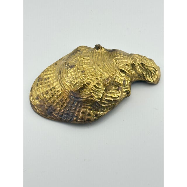 Vintage Brass Shell Trinket Dish For Sale In New Orleans - Image 6 of 6