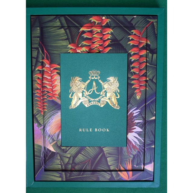 Rule book: [34] pp. 5 3/4" x 4" 2018 11 1/4" x 8 1/2" x 1 1/2"D w/ mailing box addressed to: Mr William Rodgers Penthouse...