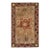 Extraordinary Brown and Red Maroon Color Floral Bouquet Pattern Antique American Hooked Rug For Sale