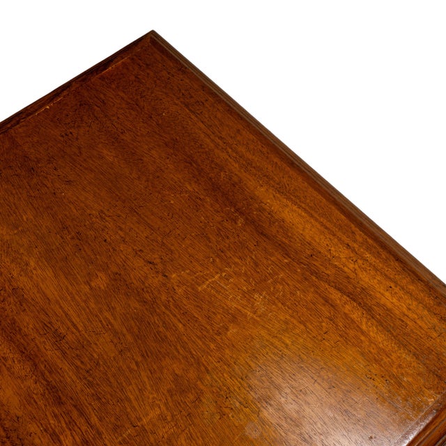 Vintage Burl Walnut Nightstands by Fine Arts Furniture With Brass Handles - A Pair For Sale - Image 11 of 18