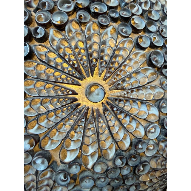 Shell Shell Mosaic Table Lamp For Sale - Image 7 of 12
