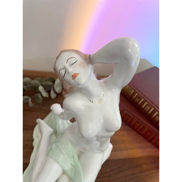Nude Woman in Aquincum Porcelain, 1980s For Sale - Image 4 of 5